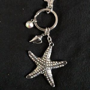 Starfish keychain